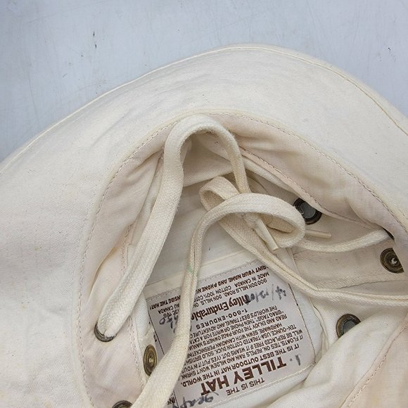 Tilley Endurables Hat Size 7 Beige Breathable Outdoors Camping Hiking - Picture 10 of 12